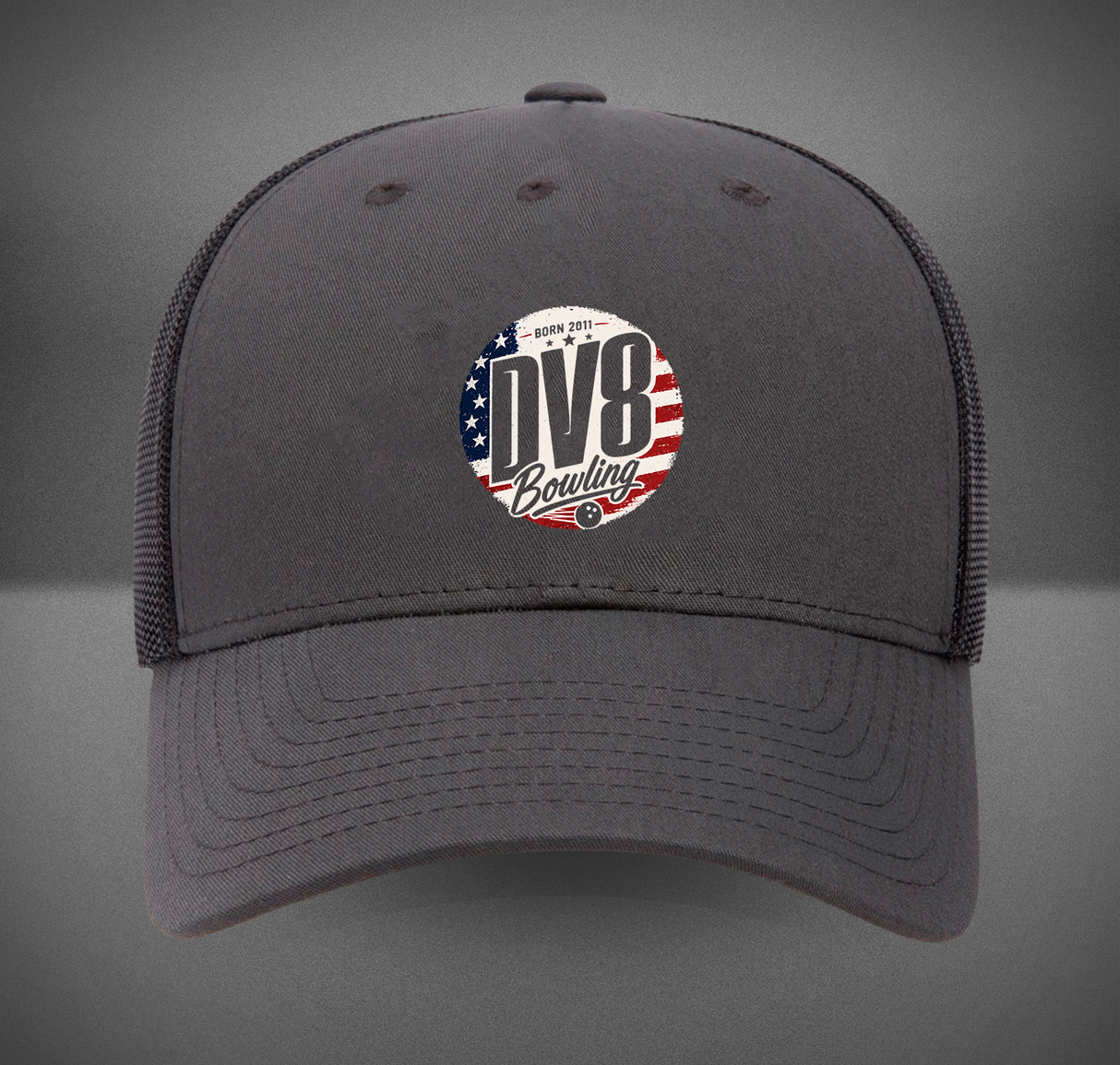 DV8 Bowling USA Retro Trucker Hat