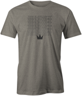Over the years the Brunswick brand has delivered so much to bowlers all over the world. Their experience has led to many amazing products. Pick up the Brunswick Bowling Experience Stacked Crown Tee today. Retro Brunswick bowling league shirts on sale discounted gifts for bowlers. Bowling party apparel. Original bowling tees. throwback