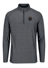 Inside Bowling Black Striker Quarter Zip Pullover