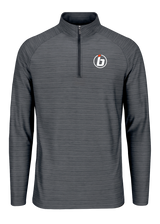 Inside Bowling White Striker Quarter Zip Pullover