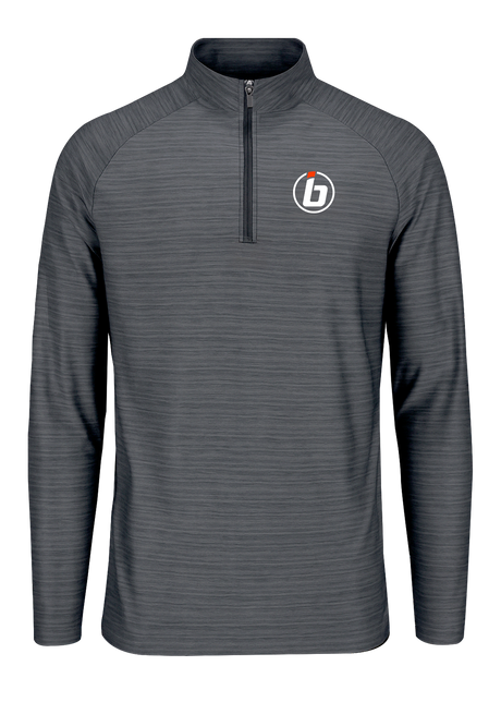 Inside Bowling White Striker Quarter Zip Pullover