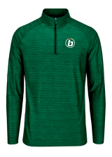 Inside Bowling White Striker Quarter Zip Pullover
