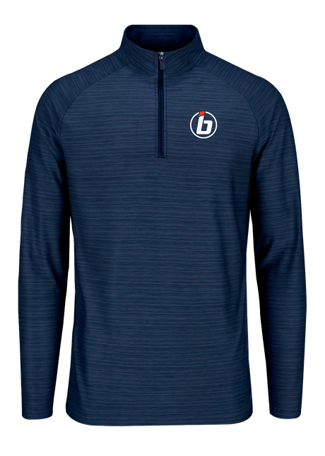 Inside Bowling White Striker Quarter Zip Pullover