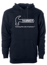Hammer Bowling White Tagline Hoodie