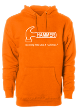 Hammer Bowling White Tagline Hoodie