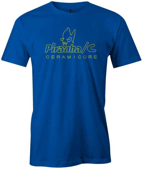 The perfect t-shirt for you if you loved the Columbia 300 Piranha C bowling ball! This is the perfect gift for any Columbia 300 fan or avid bowler! Hit the lanes and be ferocious! Tshirt, tee, tee-shirt, tee shirt, Pro shop. League bowling team shirt. PBA. PWBA. USBC. Junior Gold. Youth bowling. Tournament t-shirt. Men's. Bowling ball. Saber.