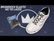 Brunswick Elastic No Tie Laces Black
