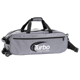 Turbo Pursuit Slim Triple Tote Bowling Bag Grey