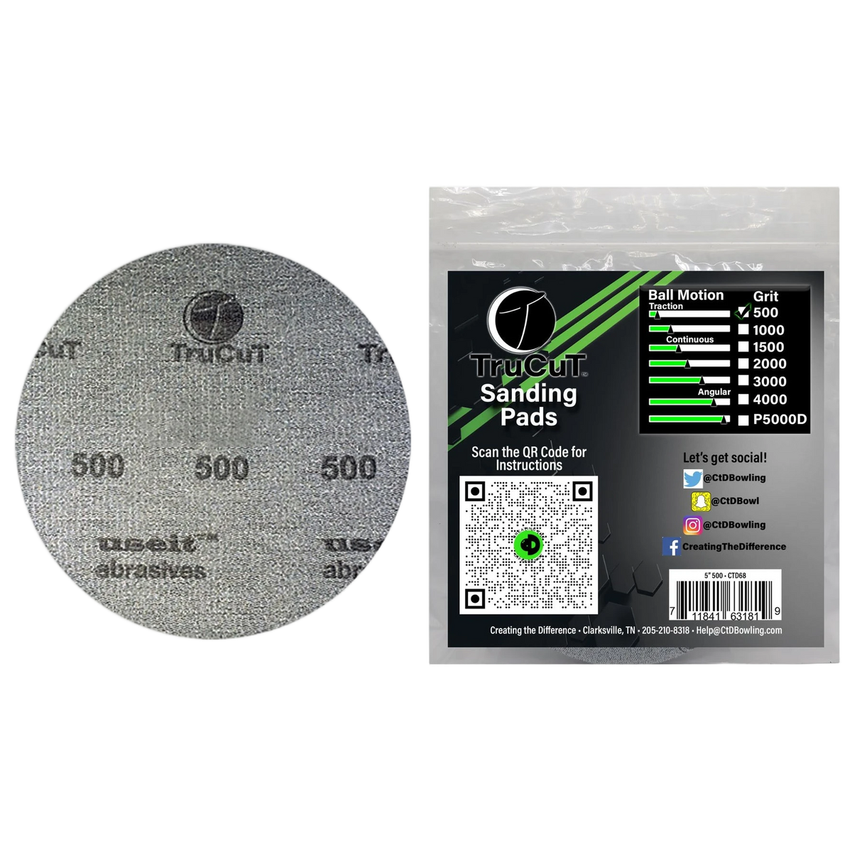 CtD TruCut Sanding Pad 6"