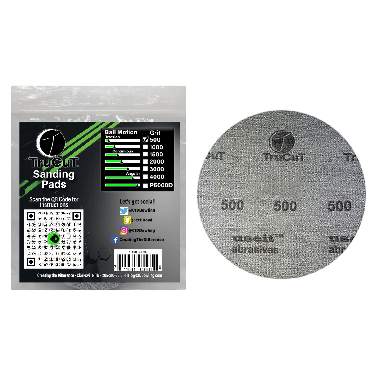 CtD TruCut Sanding Pad 5"