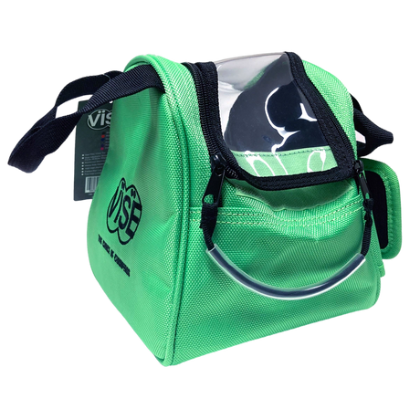 Vise Clear Top Green Add-On Bag