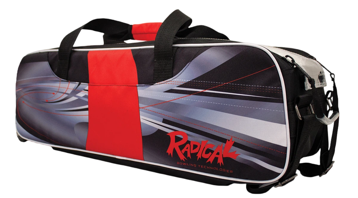 Radical Triple Tote No Shoes Black/Red Dye Sublimated