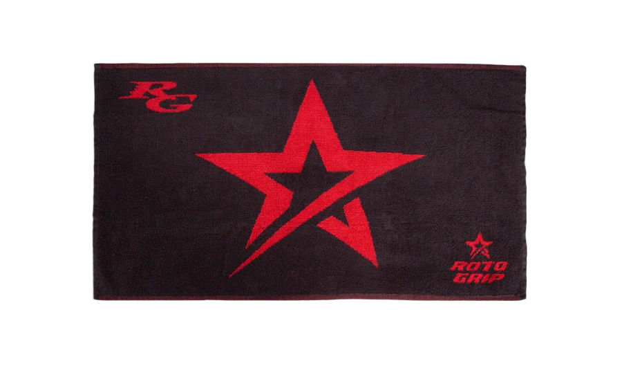 Roto Grip Woven Towel BLK/RED