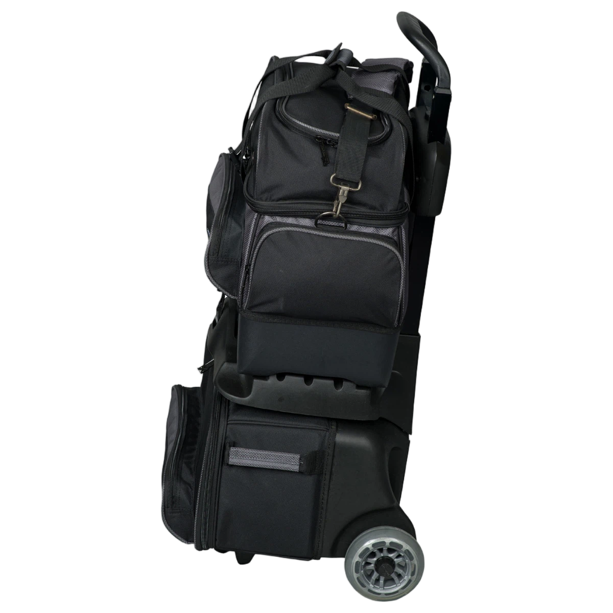 KR Strikeforce Konvoy 4 Ball Roller Bowling Bag Black/Carbon