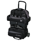 KR Strikeforce Konvoy 4 Ball Roller Bowling Bag Black/Carbon