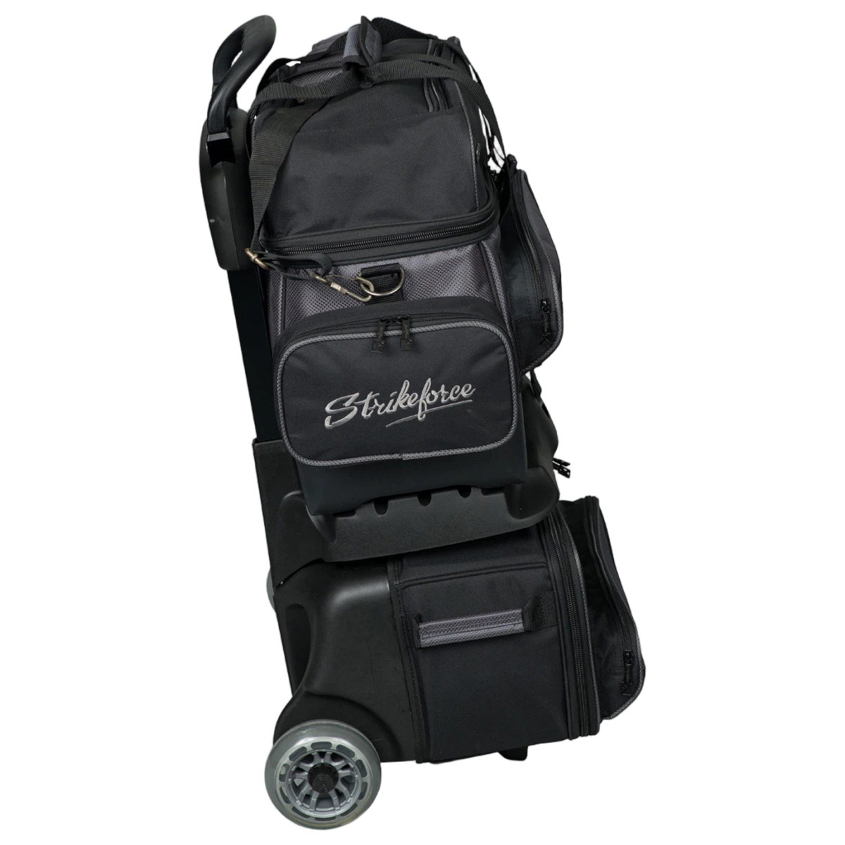 KR Strikeforce Konvoy 4 Ball Roller Bowling Bag Black/Carbon