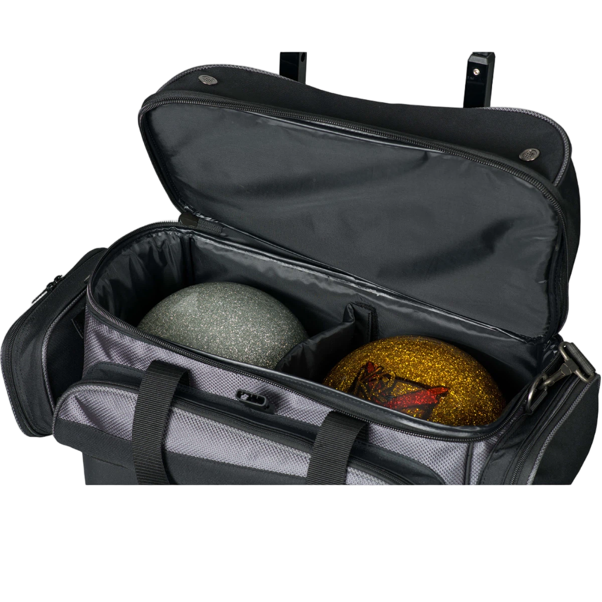 KR Strikeforce Konvoy 4 Ball Roller Bowling Bag Black/Carbon