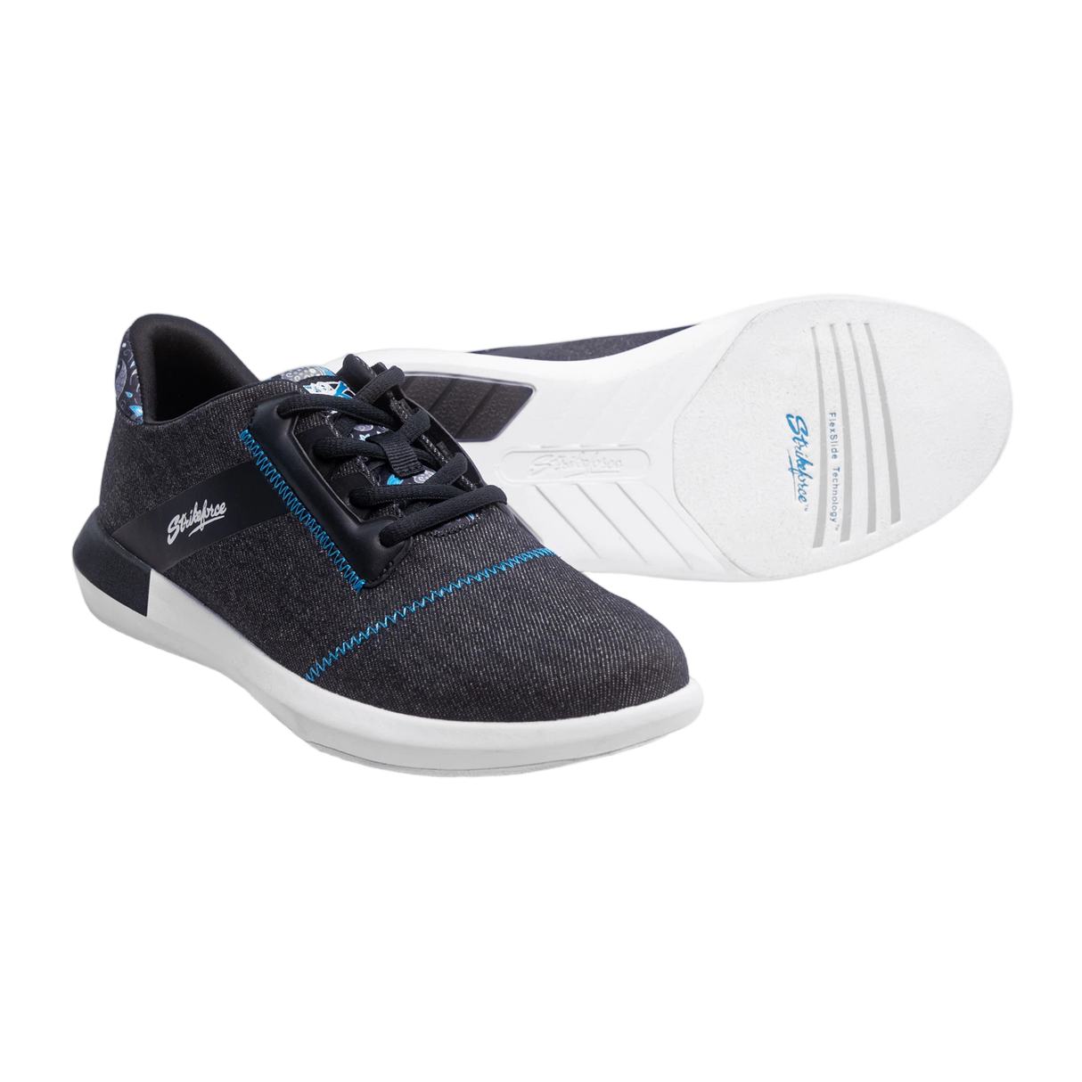 KR Strikeforce Lux Women's Bowling Shoes Black/Ocean Blue