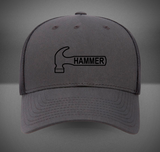 Hammer Bowling Black Logo Retro Trucker Hat
