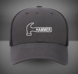 Hammer Bowling White Logo Retro Trucker Hat