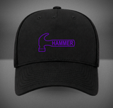 Hammer Bowling Purple Logo Retro Trucker Hat