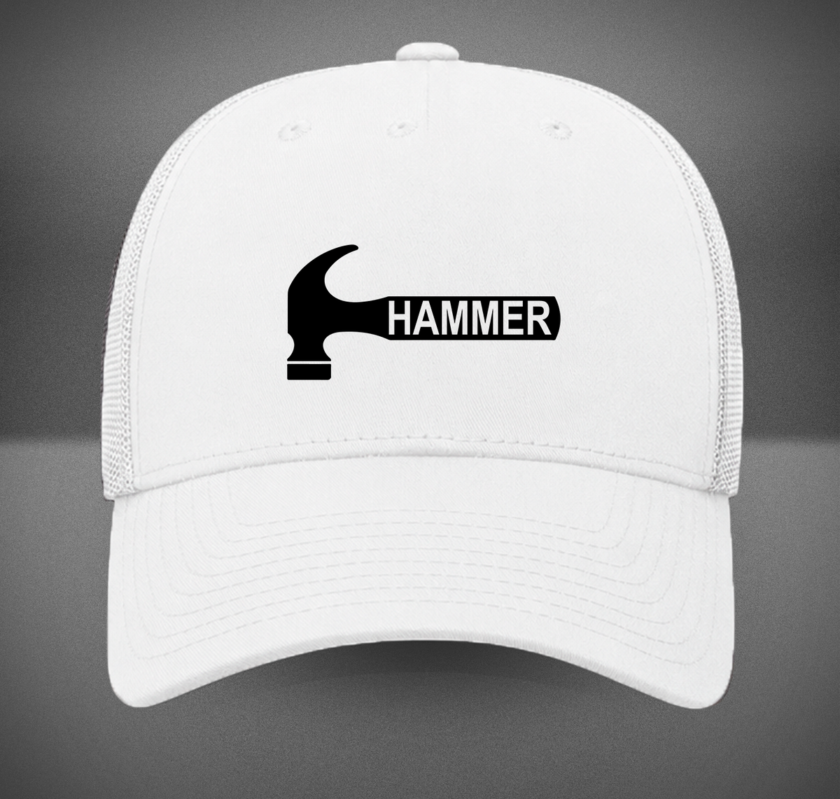 Hammer Bowling Black Rev Retro Trucker Hat