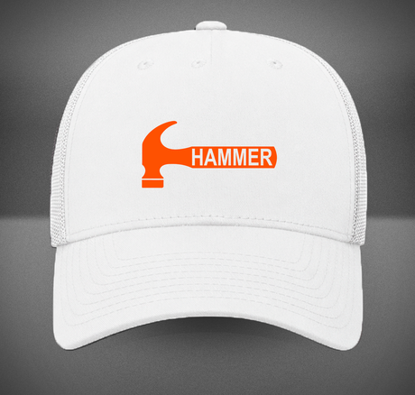 Hammer Bowling Orange Rev Retro Trucker Hat