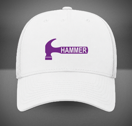 Hammer Bowling Purple Rev Retro Trucker Hat