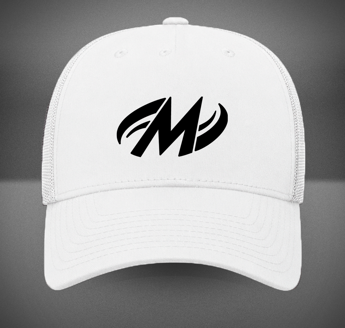 Motiv Bowling Black Logo Retro Trucker Hat