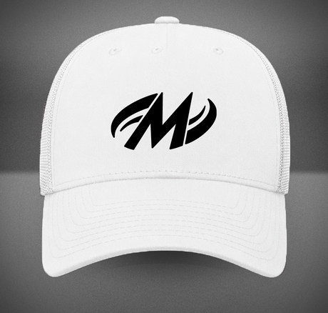 Motiv Bowling Black Logo Retro Trucker Hat