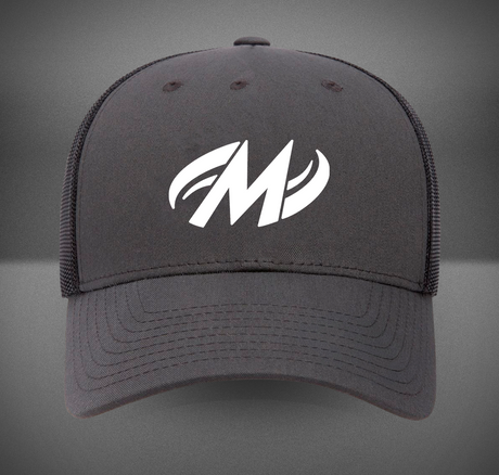 Motiv Bowling White Logo Retro Trucker Hat