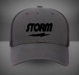 Storm Bowling Black Logo Retro Trucker Hat
