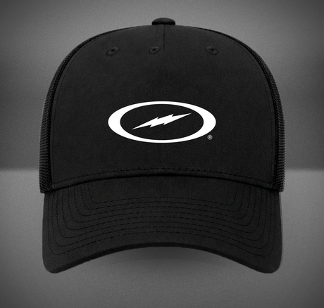 Storm Bowling White Bolt Retro Trucker Hat