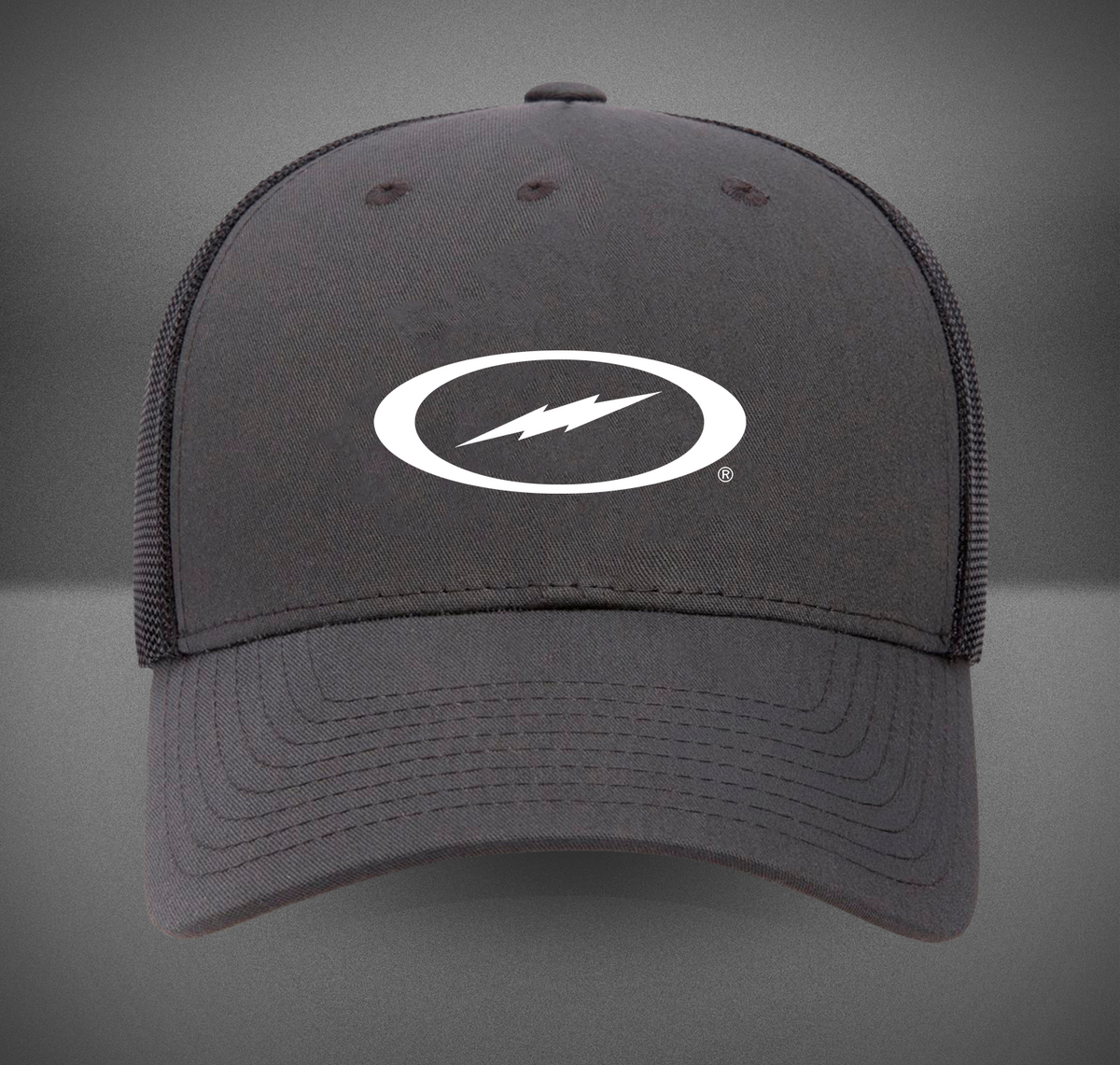 Storm Bowling White Bolt Retro Trucker Hat