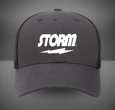 Storm Bowling White Logo Retro Trucker Hat