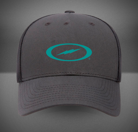 Storm Bowling Teal Bolt Retro Trucker Hat