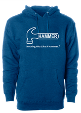 Hammer Bowling White Tagline Hoodie