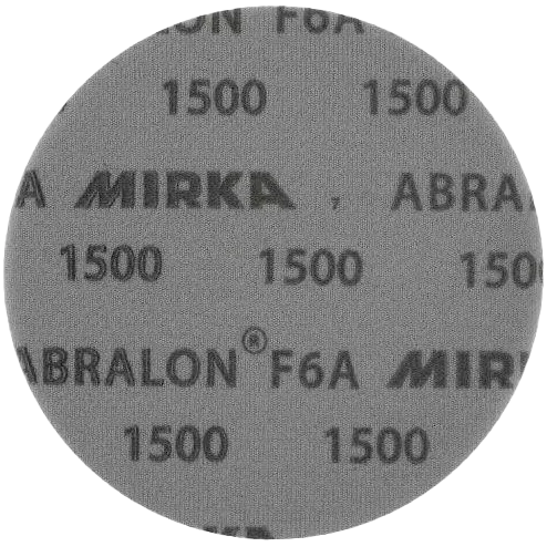 KR Abralon Pad 1500 Grit * Grit goes from lowest (Most Abrasive) to highest (Least Abrasive) * Sold Individually * Used wet or dry The industry standard in ball surface maintenance creates a consistent and reliable finish, lasting 5X longer than sandpaper.  Abralon sanding pads use silicon carbide particles that are precision sifted to a consistent grain size, then bonded evenly to a sixinch round fabric face for the most even scratch pattern available.