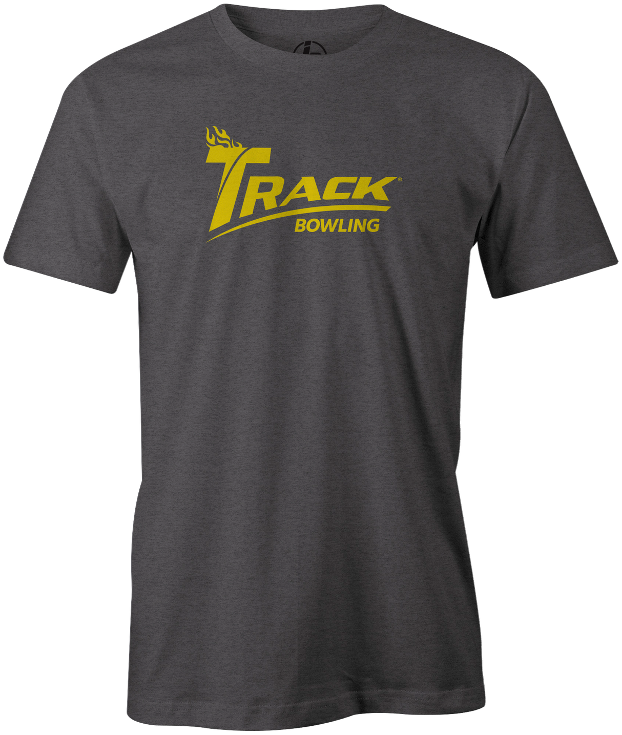 Rep the tech brand you all know and love with this "Track" classic logo tee. This is the perfect gift for any long time Track fan or avid bowler! Grab this awesome tee and rep the team!  Tshirt, tee, tee-shirt, tee shirt, Pro shop. League bowling team shirt. PBA. PWBA. USBC. Junior Gold. Youth bowling. Tournament t-shirt. Men's. track bowling. track. bowling ball. bowling ball brand. logo. track logo. 