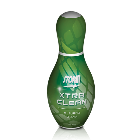storm Xtra Clean is an environmentally friendly bowling ball cleaner that is tough on dirt/oil but easy on the skin. Approved for use before and after competition. 8 oz.