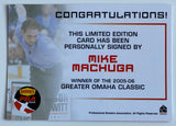 Mike Machuga 2007 Rittenhouse PBA Autograph Bowling Card
