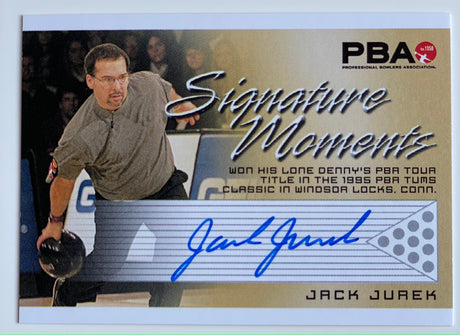 Jack Jurek 2008 Rittenhouse Signature Moments PBA Autograph Bowling Card
