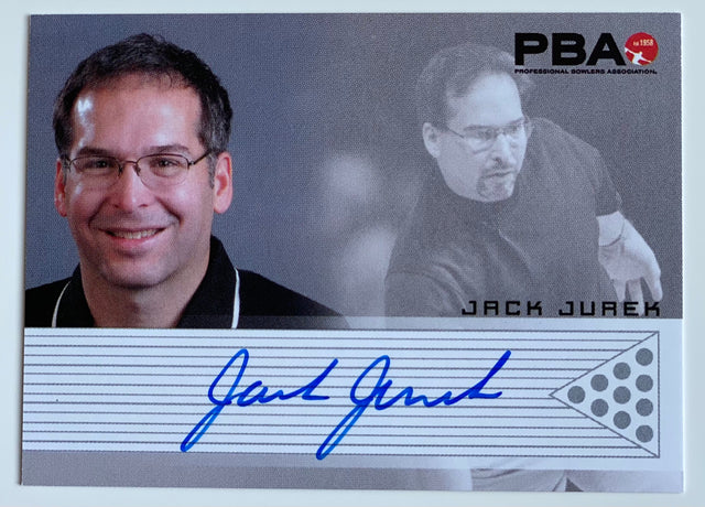Jack Jurek 2008 Rittenhouse PBA Autograph Bowling Card