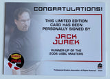 Jack Jurek 2008 Rittenhouse PBA Autograph Bowling Card