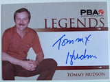 Tommy Hudson 2008 Rittenhouse PBA Legends Autograph Bowling Card