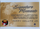 Tommy Delutz Jr. 2008 Rittenhouse Signature Moments PBA Autograph Bowling Card