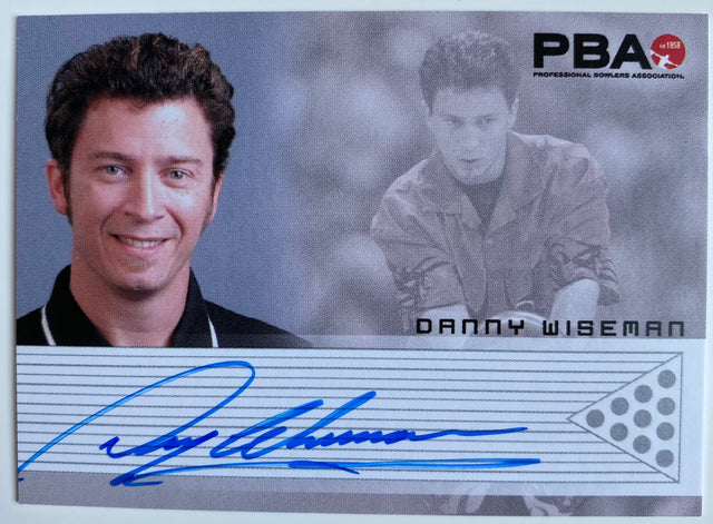 Danny Wiseman 2008 Rittenhouse PBA Autograph Bowling Card