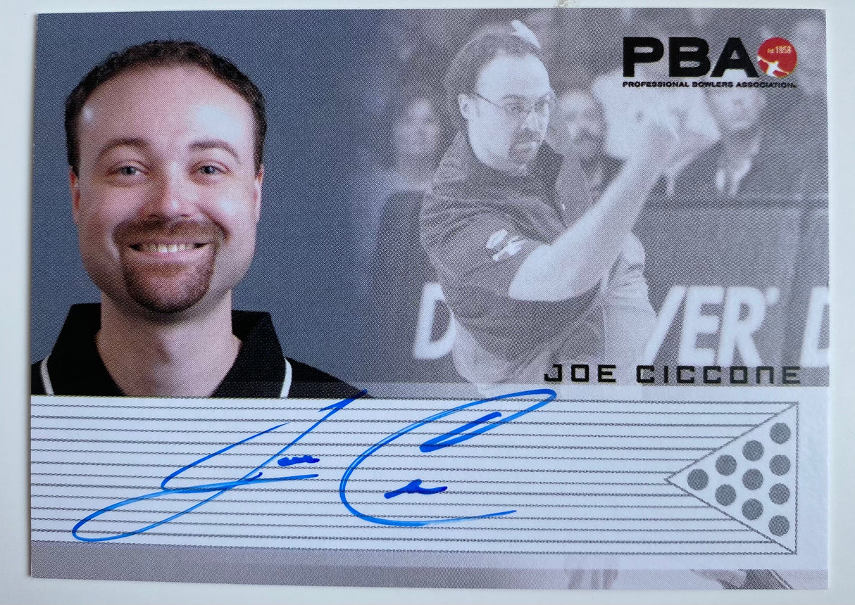 Joe Ciccone 2008 Rittenhouse PBA Autograph Bowling Card