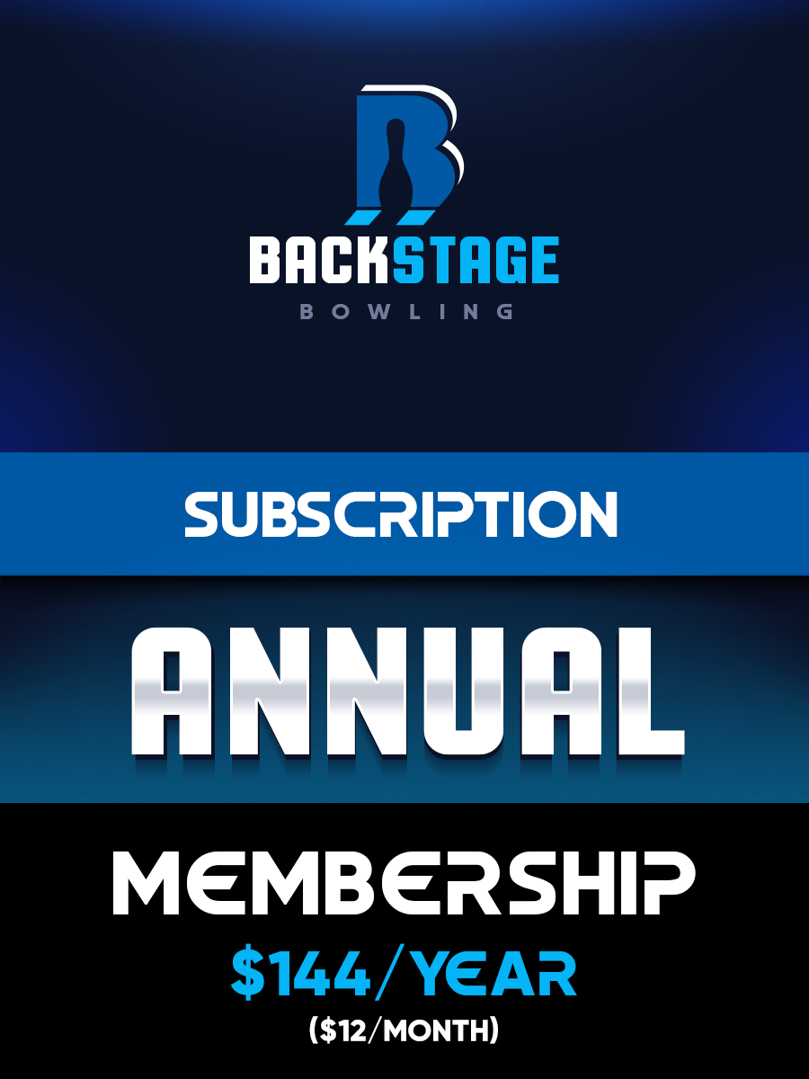 Backstage Bowling Subscription- Annual Membership $144