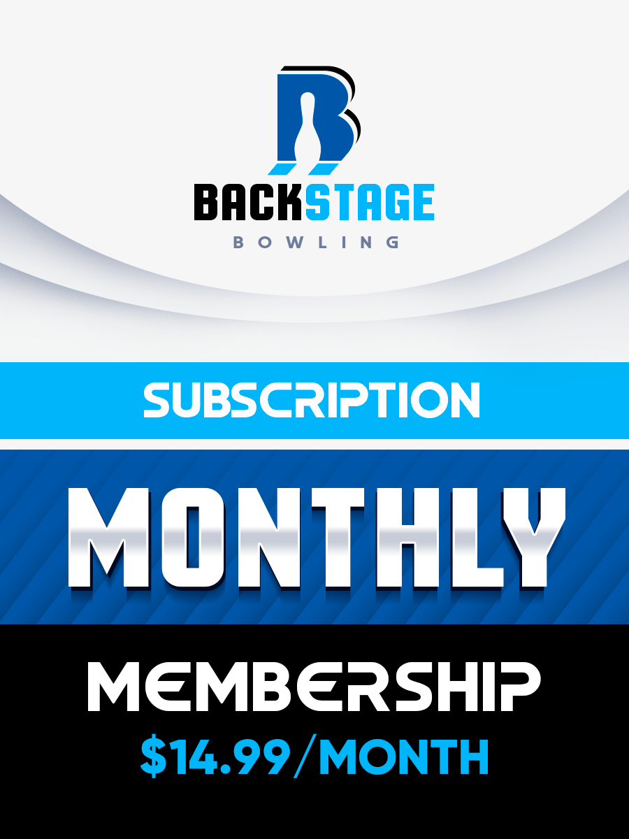 Backstage Bowling Subscription- Monthly Membership $14.99